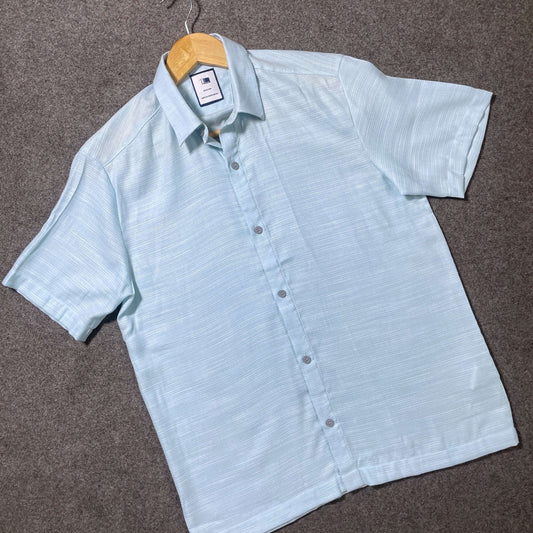 Half Sleeve Shirt | Sky Blue